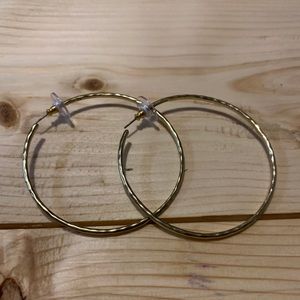 Silpada KR brass hoop earrings
